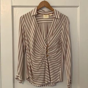 Anthropologie Maeve Striped Top